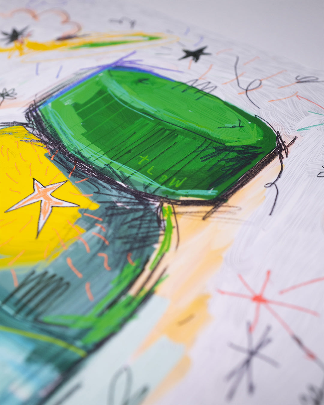 T-Low Percocet Party Cover Artprint