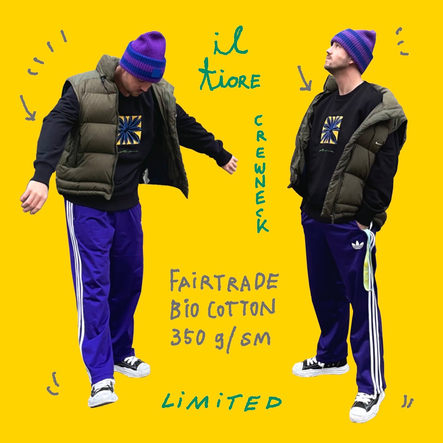 il Fiore Organic Crewneck